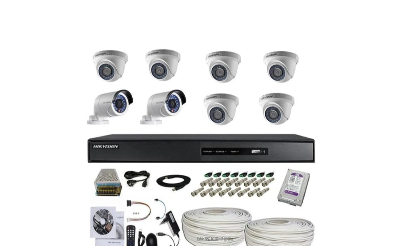 8 Channel Full Kit Hikvision