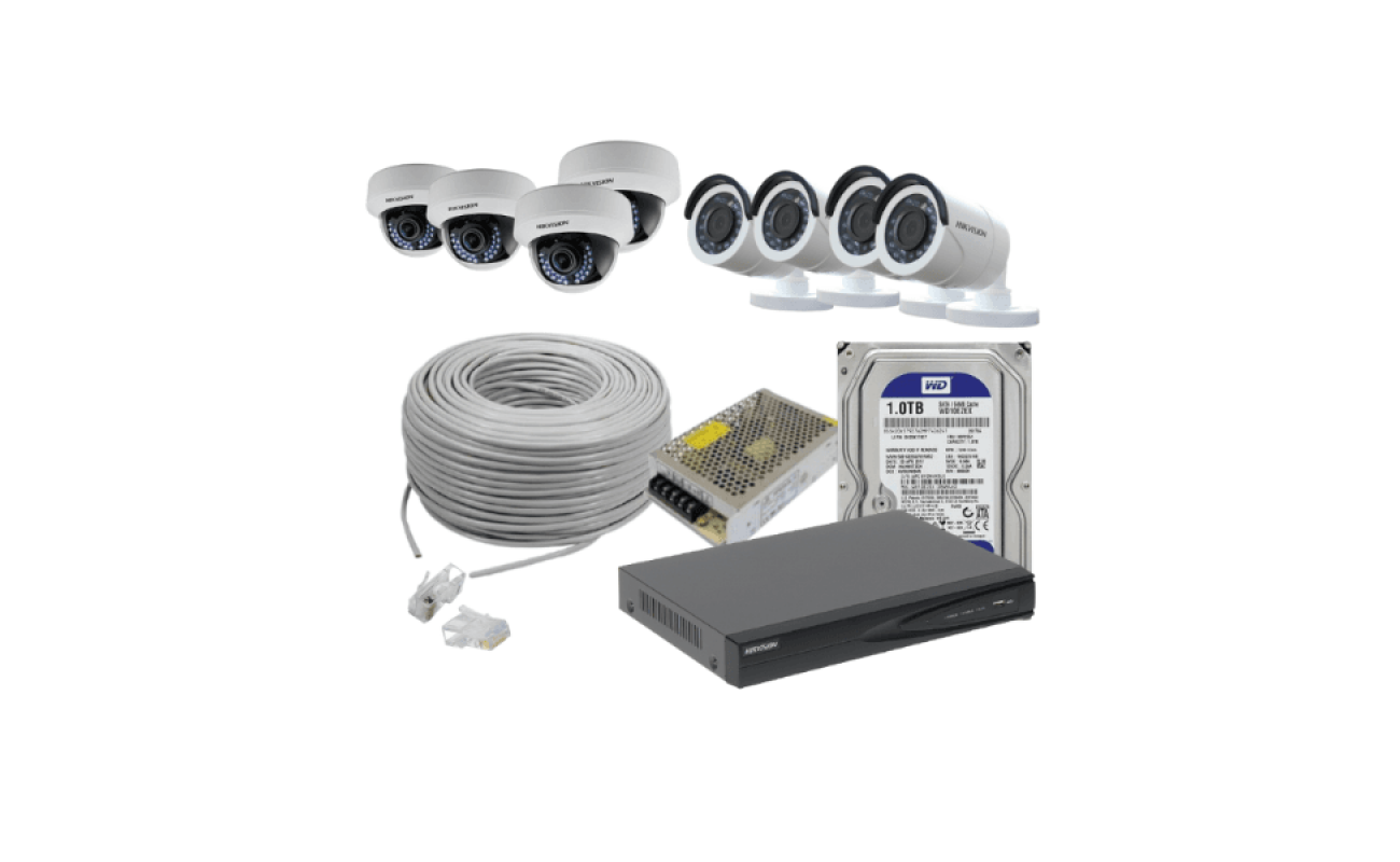 HIKvision NVR 8 Channel Full Kit