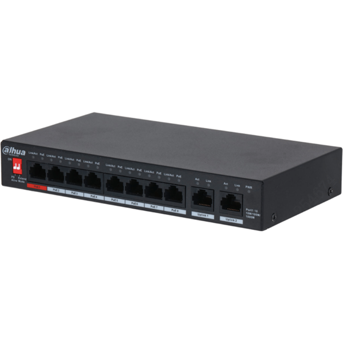 Dahua 8-port PoE Gigabit Ethernet Switch